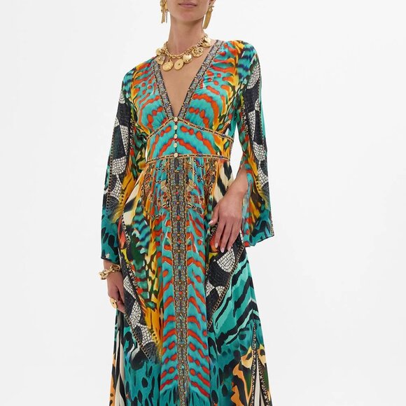 Camilla Multicolor Long Sleeve Dress - Picture 1 of 14